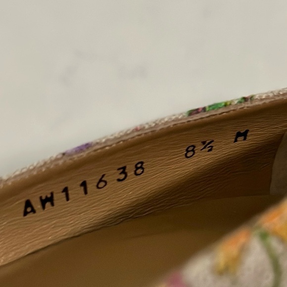 STUART WEITZMAN Floral Wedge Espadrille Peep-Toe Shoes 8.5 - Picture 10 of 12